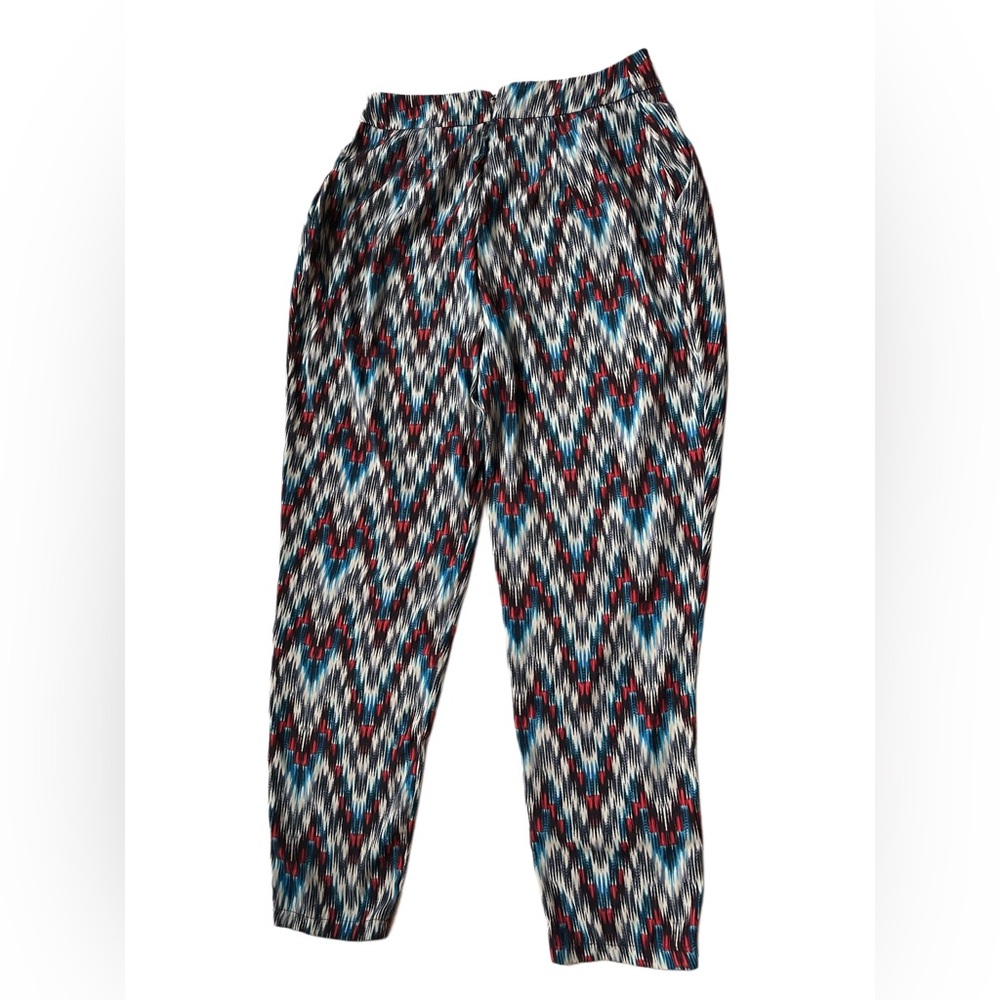 Blush Multicolor Zigzag Pattern Pants - image 1
